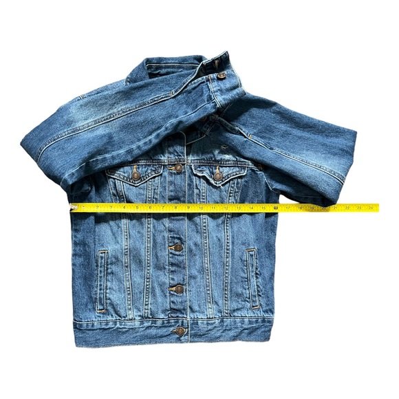 Forever 21 Classic Distressed Denim Women Jean Jacket Small. - Picture 11 of 12